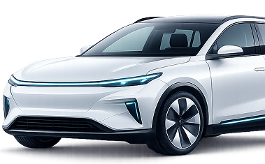 DMSJoy dashboard showing battery warranty status and SoH data for an EV dealer