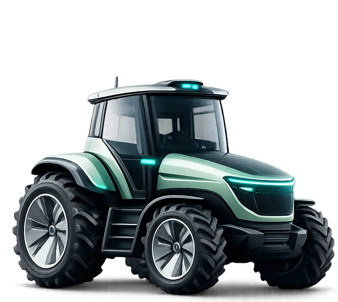 DMSJoy tractor dealer dashboard with seasonal demand forecast and finance application tracker
